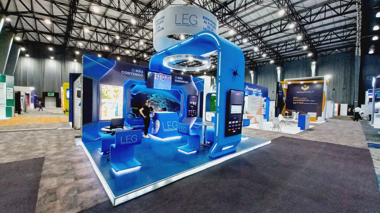 Stand de LEG en Andina Link 2023
